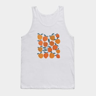 Orange peaches mid century Tank Top